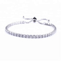 Stainless Steel Pan Bracelet cubic zirconia bracelet for women